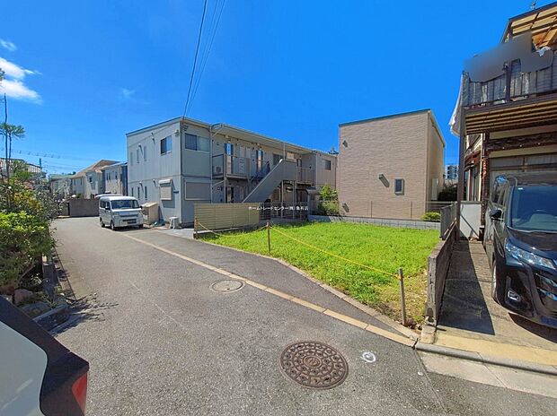 【前面道路含む現地写真】土地面積71.19m2の広々とした土地です。現地(2026年8月)撮影