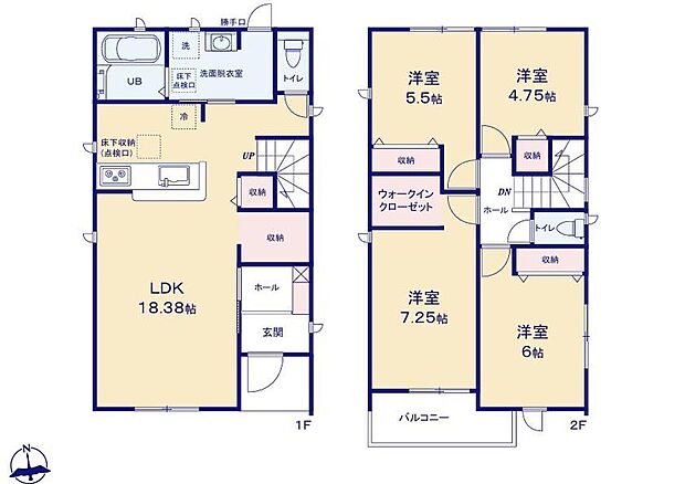 (４号棟)、価格2980万円、4LDK、土地面積150.43m2、建物面積100.62m2