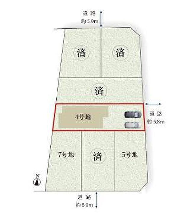 瀬戸市平町１期
並列２台駐車可能♪お庭付き☆
４号地　３，９９０万円