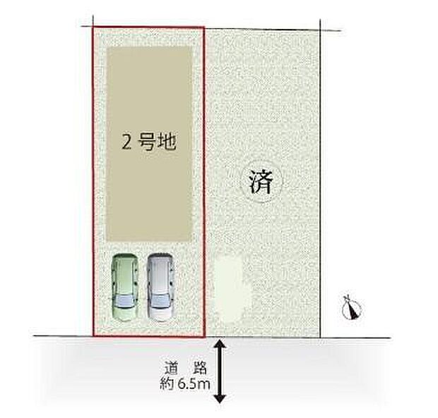 守山区深沢３期　全２棟
並列２台駐車可能♪残り１棟！
１号地　ご成約済み
２号地　３，０９０万円