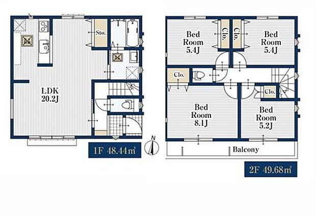 (1号棟)、価格4080万円、4LDK、土地面積120.8m2、建物面積98.12m2