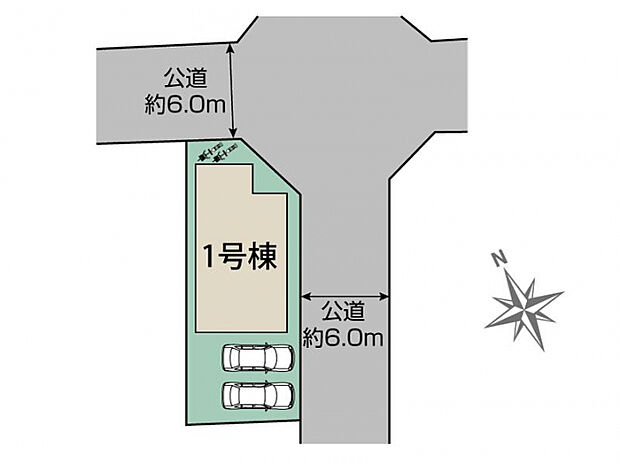 岡崎市中町4丁目1棟 区画図