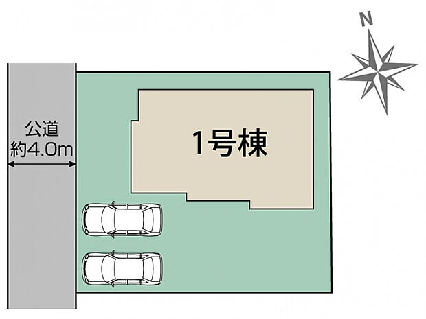 水戸市堀町4期1棟 区画図
