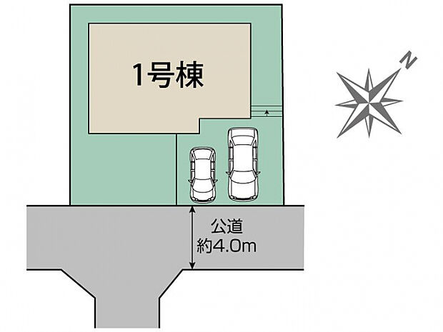 牛久市さくら台1丁目5期1棟 区画図