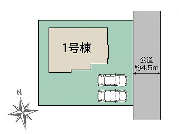 取手市吉田1棟 区画図