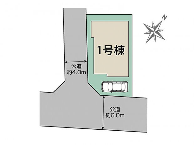 流山市加4丁目1棟 区画図