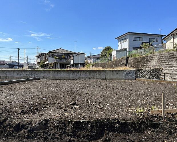 (3)区画 南側から撮影(2026年4月撮影) ※造成工事中