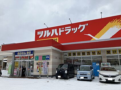 ツルハドラッグ秋田川尻西店 360m～360m