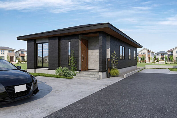 【【外観イメージパース】(1)区画】建物価格3008万円、建物面積91.09m2(27.49坪) ※画像はイメージです。