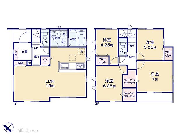 ◆1号棟◆～Floor plan～  図面と異なる場合は現況を優先致します。