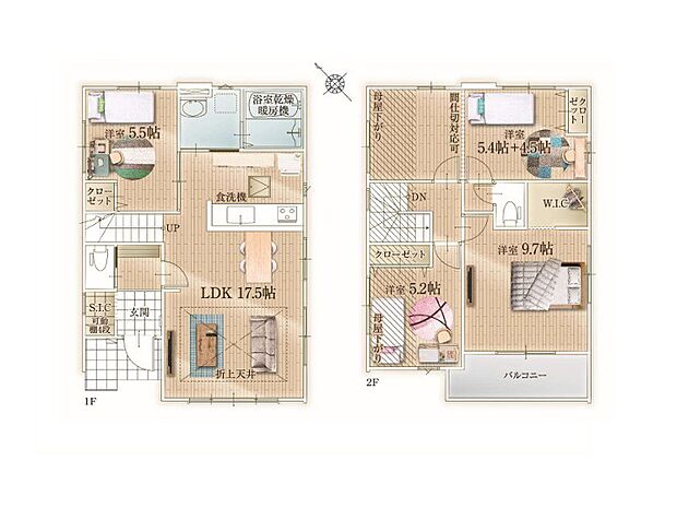 ～Floor plan～　図面と異なる場合は現況を優先致します。