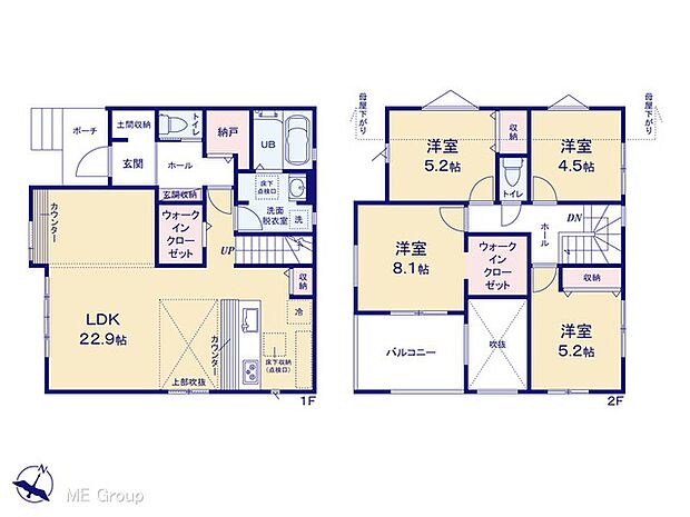 ～Floor plan～　図面と異なる場合は現況を優先