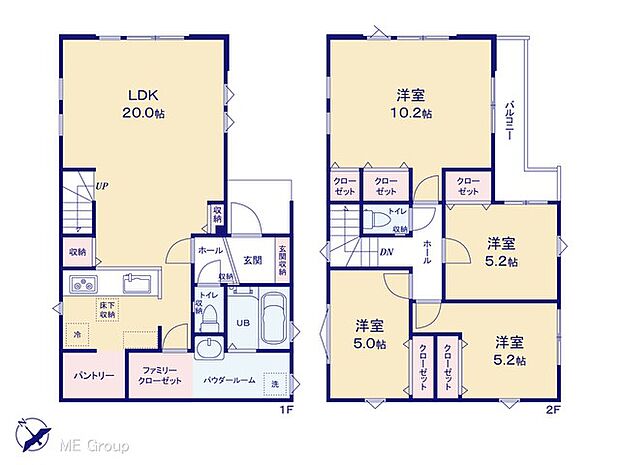 ～Floor plan～　図面と異なる場合は現況を優先致します。