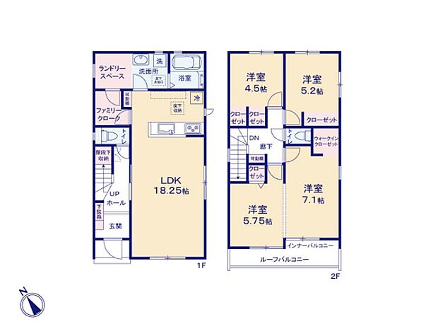 ～Floor plan～図面と異なる場合は現況を優先  