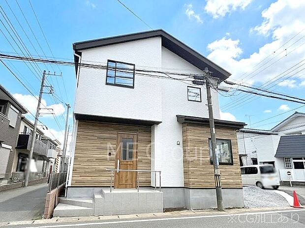 ～Exterior～　一戸建ての大きなメリットは、自分達の「土地」を「自由に」使える事です。ガーデニングやＤＩＹ，車やバイクの趣味など様々な用途で利用できます。