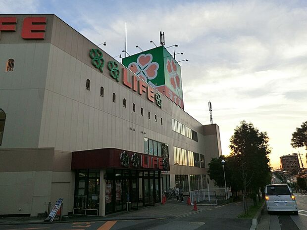 ライフ増尾店（約600m）