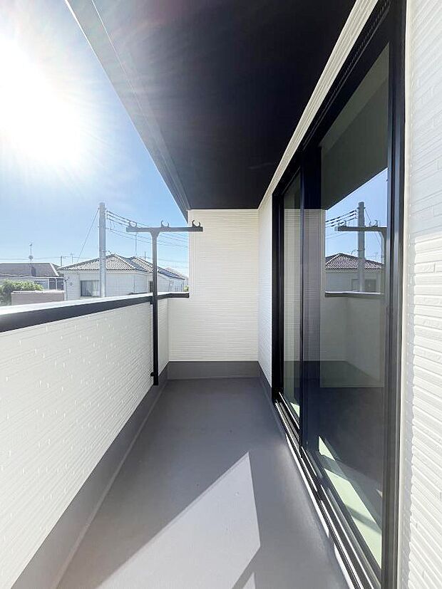 【バルコニー】風通しの良いバルコニー