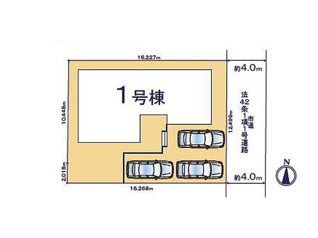 【区画図】～Plot map～　図面と異なる場合は現況を優先