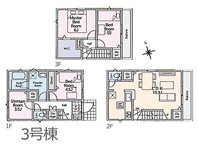 ◆1号棟◆～Floor plan～図面と異なる場合は現況を優先   