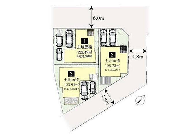 【区画図】～Plot map～図面と異なる場合は現況を優先 
