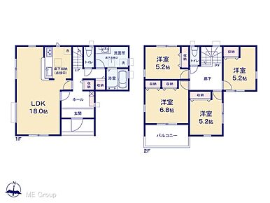 ◆２号棟◆～Floor plan～　図面と異なる場合は現況を優先 