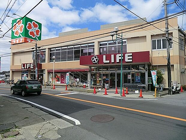 ライフ市川国分店(約800m)