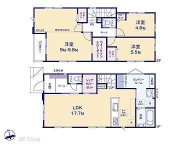 ◆２号棟◆～Floor plan～　図面と異なる場合は現況を優先 