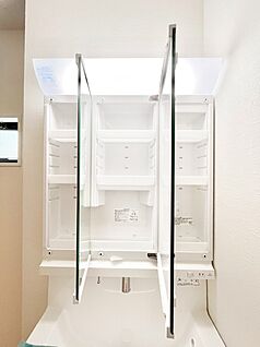 その他設備(三面鏡裏収納)