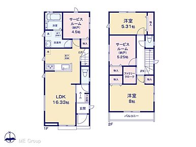 ◆B号棟◆～Floor plan～図面と異なる場合は現況を優先 