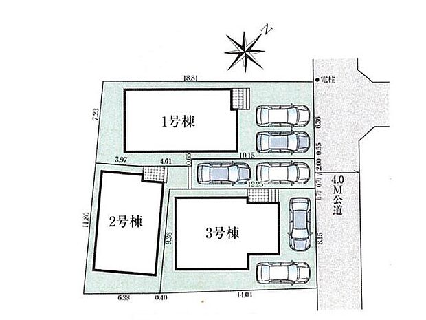【区画図】~Plot map~ 図面と異なる場合は現況を優先