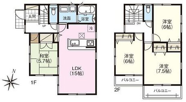 【4LDK】弊社にて掲載しております新築一戸建の全物件が「仲介手数料０円」にてご紹介しております。未掲載物件も殆どの新築一戸建が「仲介手数料０円」でご紹介しております。株式会社マイホームプランまでお問合せ下さい。