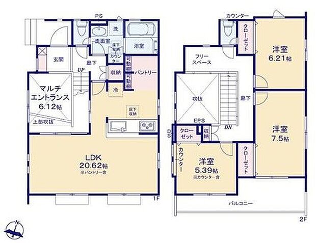 (1号棟)、価格　　万円、3LDK、土地面積151.01m2、建物面積107.94m2