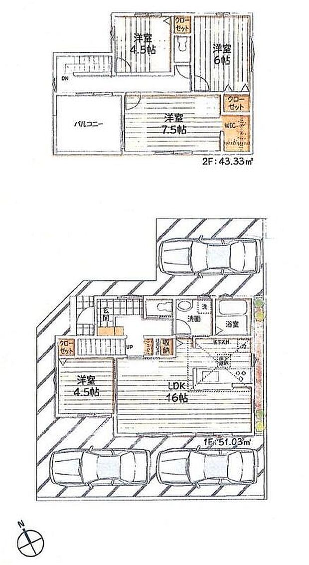 (6号棟)、価格3780万円、4LDK、土地面積118.01m2、建物面積94.36m2