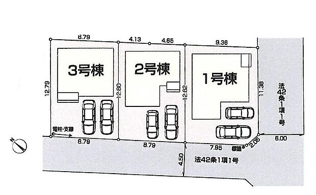 お住まい・車種により、2台駐車可能なカースペース!
開放感のある角地で日当たりも良好です◎