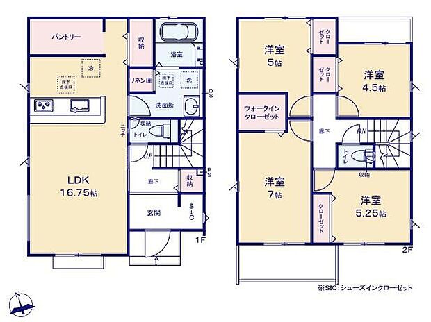(1号棟)、価格3198万円、4LDK、土地面積156.48m2、建物面積102.26m2