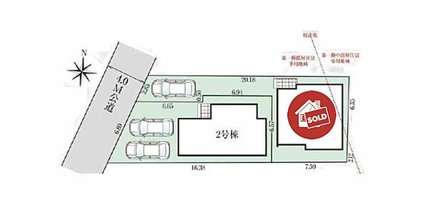 ≪全体区画図≫
敷地内駐車場完備☆前面道路は車通りが多くないので、お車の出し入れもラクラクです♪
