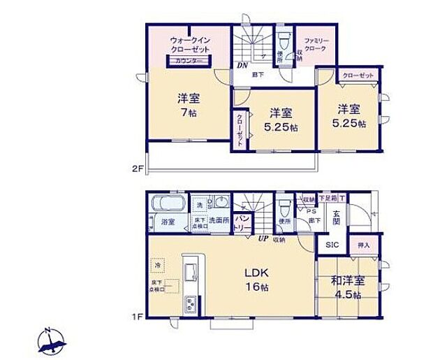 (1号棟)　価格： 2799万円　
間取り： 4LDK　土地面積： 150m2　建物面積： 101.85m2