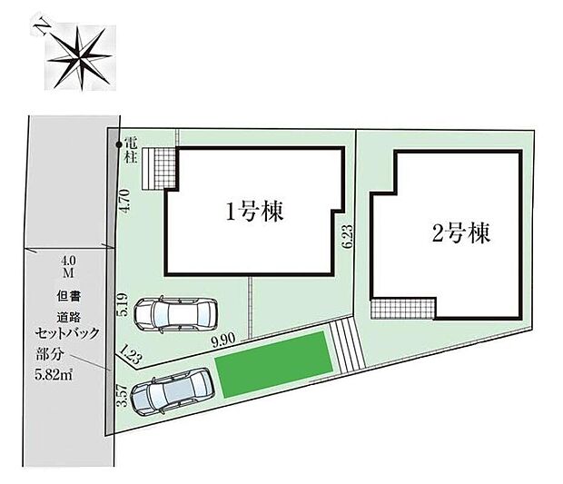 敷地内カースペース完備◎前面道路は車通りが少ないため、駐車の際にも慌てることがなく安心です♪