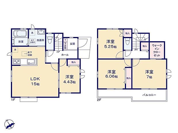 (A号棟)、価格3790万円、4LDK、土地面積93.22m2、建物面積91.6m2 