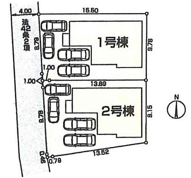 南向きで日当たり良好◎4台分駐車可能☆空いたスペースは家族の自転車置き場にもオススメです!