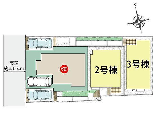 【全体区画図】ＪＲ中央線「国分寺」駅徒歩17分♪
小学校、スーパーまで徒歩10分圏内！
通勤・通学やお買い物に便利な立地♪