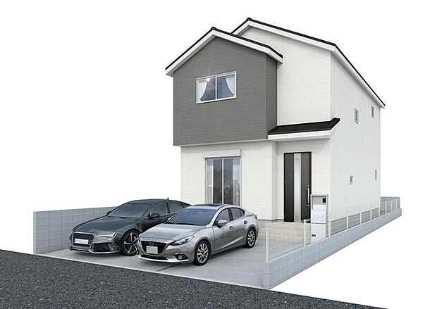 【完成予想図(外観)】安心を一番に考えて設計と建設の両住宅性能評価書を取得。地震に強いオリジナル工法を是非お確かめ下さい♪お問い合わせお待ちしております！※イメージ画像は実際とは異なる場合があります。