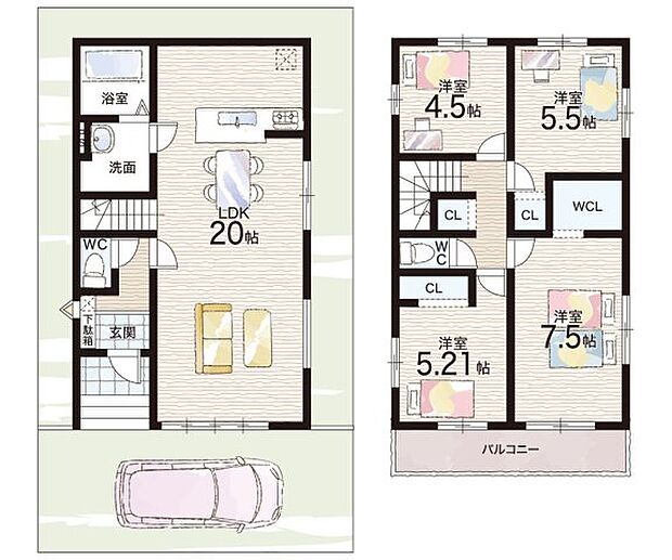 【4LDK】○北小倉小学校・・・徒歩5分 ○北宇治中学校・・・徒歩14分