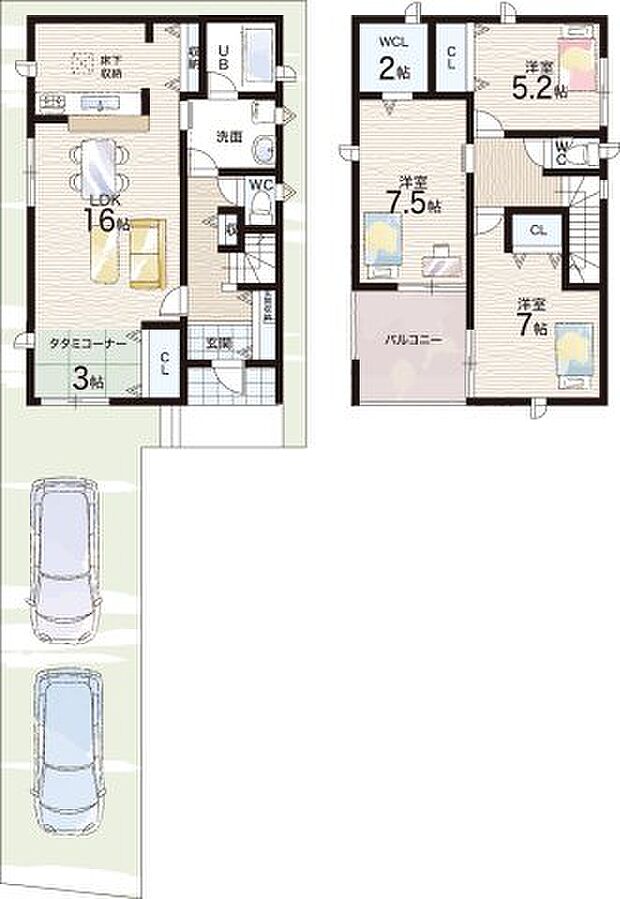 【3LDK】○宇治小学校・・・徒歩12分 ○黄檗中学校・・・徒歩12分