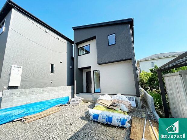 【外観】お客様に長く安心して住んでいだだける事にこだわった家づくり！住んでからのアフターサービスにもしっかりと取り組んでいます！