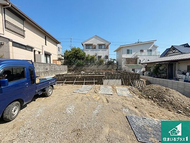 現在の進捗状況です！順調に作業進行中、完成が待ち遠しいです！詳細の間取り等、お気軽にお問い合わせください！