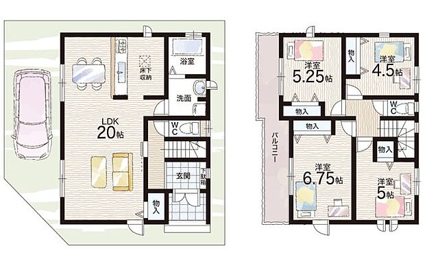 【3LDK】○長池小学校・・・徒歩4分 ○八尾中学校・・・徒歩5分