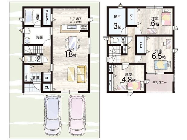 【3LDK+S(納戸)】○宮小学校・・・徒歩１０分 ○日進中学校・・・徒歩１１分
