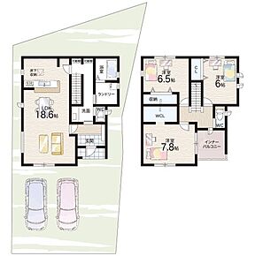 ○城内小学校・・・徒歩7分 ○岸城中学校・・・徒歩4分 