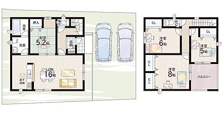 ○四箇郷北小学校・・・徒歩5分 ○紀之川中学校・・・徒歩13分 